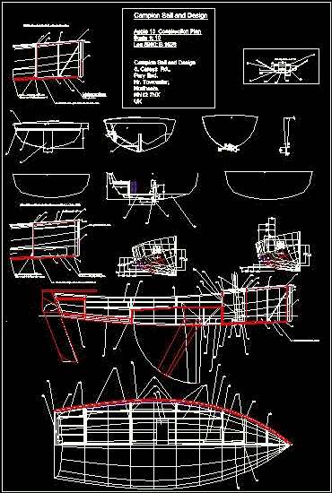 Detail from construction sheet 