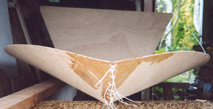 Stern view of bottom panels