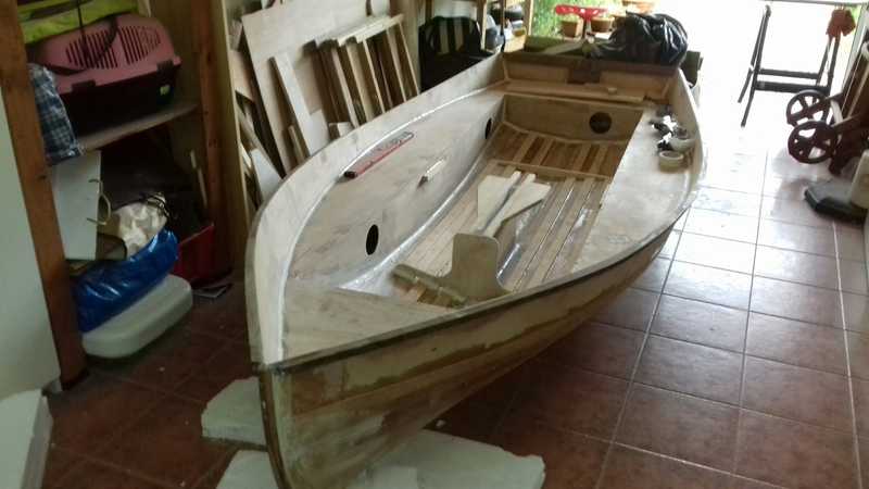 the bare hull is close to being finished